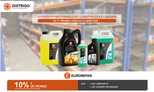 OFFRES PROMOTIONNELLES : LUBRIFIANTS ET LIQUIDES TECHNIQUES EUROREPAR