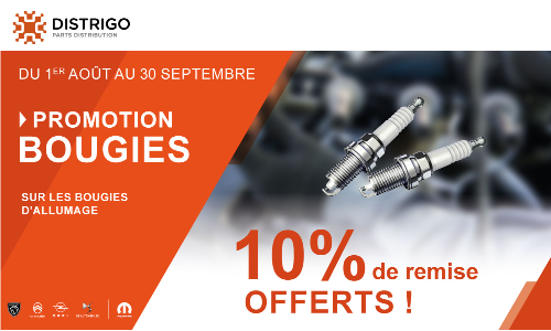 OFFRES PROMOTIONNELLES : BOUGIES D'ALLUMAGE