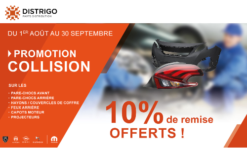 OFFRES PROMOTIONNELLES : COLLISION